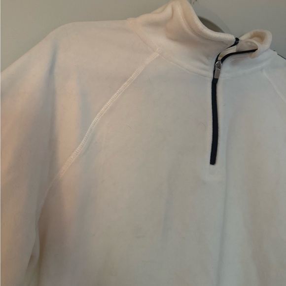 Calvin Klein Cropped Performance Fleece Quarter Zip - Picture 3 of 6